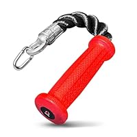 FourRoar Trizepsseil Einhand mit Ergonomischem Griff Hält 200Kg | Trizeps Seil verhindert Druck auf die Hände | Trizepsseil Kabelzug mit Karabiner