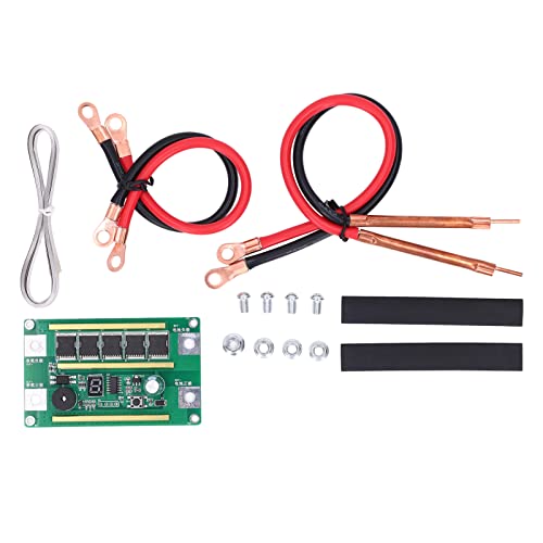 Welding Machine Circuit Board,PCB DIY Spot Welder Set Battery Storage Solder Circuit Board for Electronic Enthusiasts (Full Kit Without Housing)