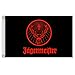 Produktbild Hemore Jägermeister-Flagge, riesig, schwarz, wehende Flagge, Banner, Größe 90 x 150 cm, 1 Stück