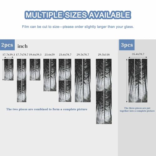 Película decorativa para ventana Jacciiper 17.7 x 78.7 pulgadas miniatura 5