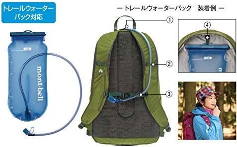 Amazon モンベル Mont Bell クロスランナーパック 15 登山バッグ Tracking Backpack Cross Runner Pack 15l ホットレッド Hrd 並行輸入品 登山リュック ザック