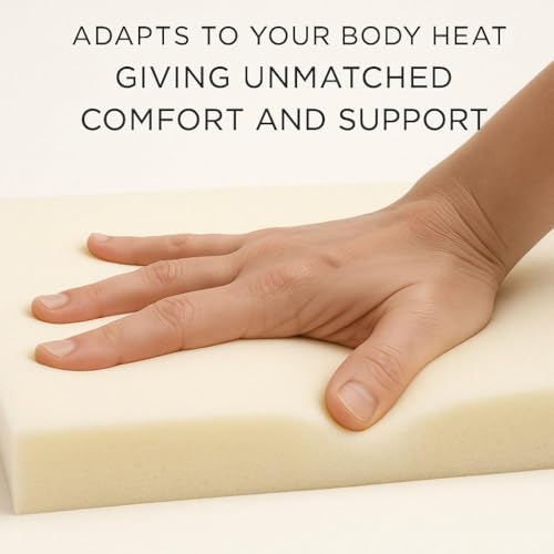 Orthopaedic Memory Foam Off-Cut – UK Made Visco Elastic for Dog Beds, Cushions & DIY Certified Foam – Supportive, Pressure-Relieving & Pain Relief (18" x 27", 0.5" (~1.25 cm)) - Image 5