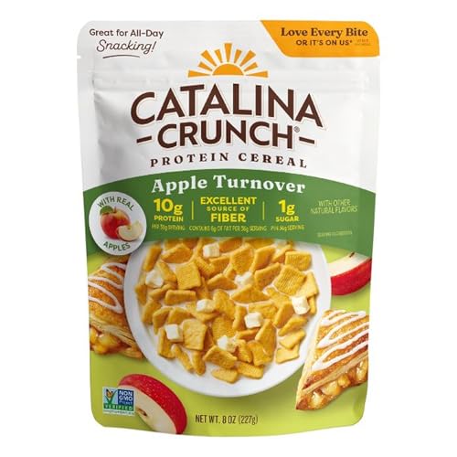 Image of Catalina Crunch Protein Cereal, Apple Turnover, 8 oz Bag (Pack of 1)