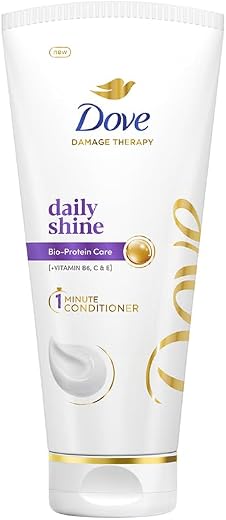 DOVE Daily Shine Hair Conditioner, 175 ml, for Smooth &amp; Shiny Hair, with Nutritive Serum, Detangles Hair, Controls Frizz...