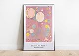 Hilma af Klint Exposition Poster - Hilma af Klint Tableau - Abstraction VII - Art Abstrait - Décoration murale - Film décoratif - Décoration de la maison