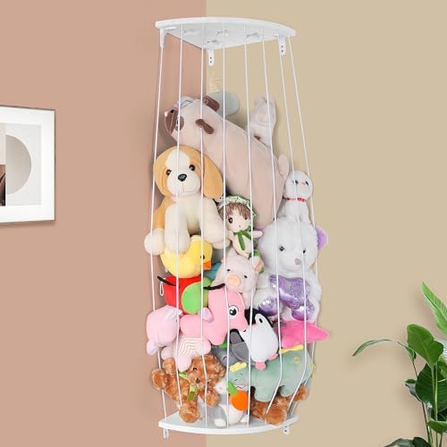 Tdymzdw Stuffed Animal Storage Organizer - Large Corner Shelf For Plush Toys (Adjustable 43" To 75") - View #6