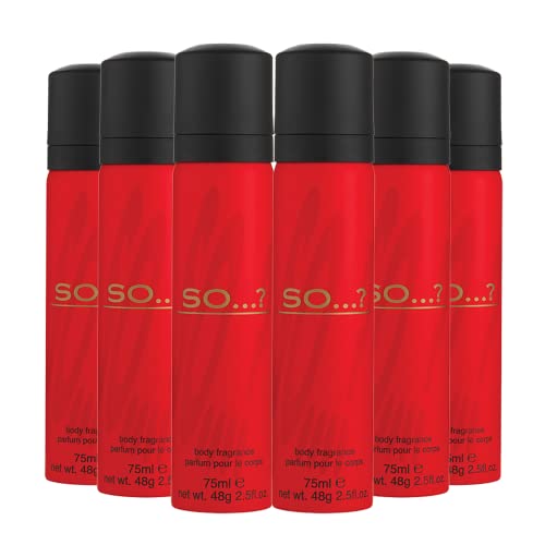 So…? Body Fragrance Spray Bundle 75ml (Pack of 6)