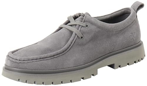 Calvin Klein Jeans Hybrid Apron Laceup Shoe ICO S YM0YM01183, Zapatos Casuales Hombre, Gris (Triple Charcoal Grey), 43 EU