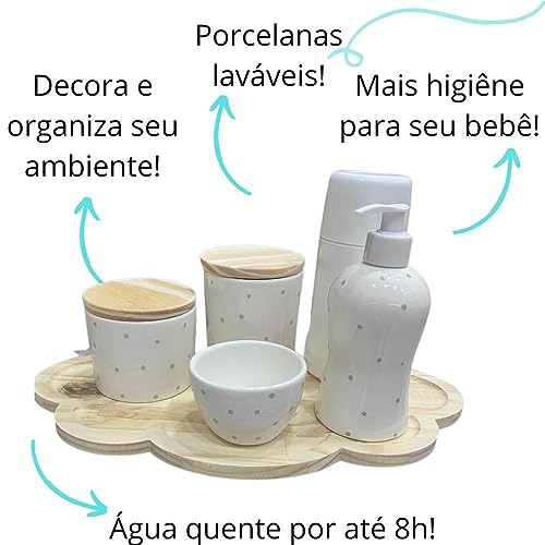 Kit Higiene em porcelana