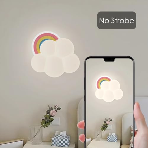 Apliques de pared de nubes de burbujas acrílicas con iluminación LED infantil de 21W 8