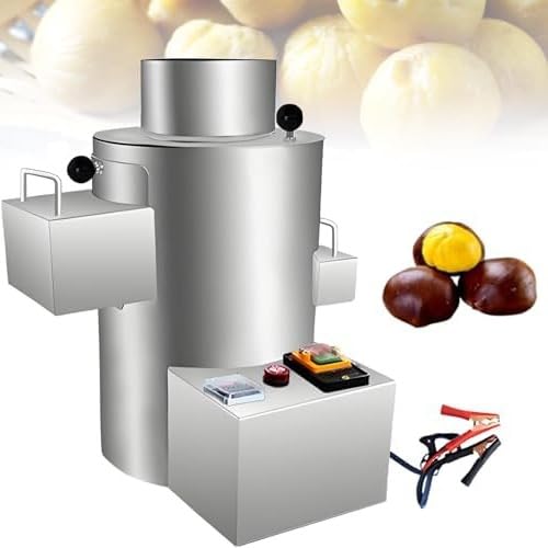 Automatic Electric Chestnut Peeler Machine, Fully Automatic Shelling & Packing, Adjustable Timer, Ideal for Restaurants & Food Factories, 12V Efficient Nut Peeling