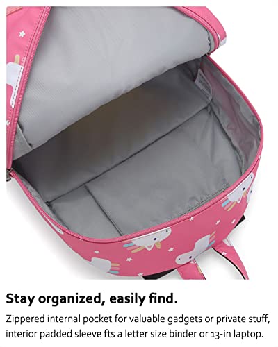 Hotstyle Trendymax Little Kids Backpack With Chest Strap, Cute For Preschool Kindergarten Girls Boys, Unicorns #TOP4