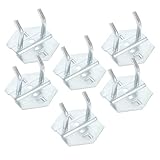 Crochets métalliques pour panneau perforé : large gamme d'applications, non seulement adaptés au stockage d'outils, mais également aux maisons, garages et autres lieux, matériel de suspension de miroir