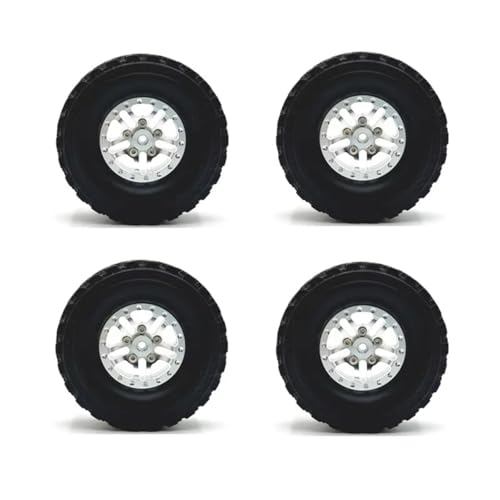 RC�A�b�v�O���[�h�X�y�A�p�[�c For MN 1/12 For WPL 1/16 For JJRC For Feiyu �����A�b�v�O���[�h���ꂽ�l�֋쓮�^�C���N�����v�z�C�[�� RC �J�[�������i(Silver)