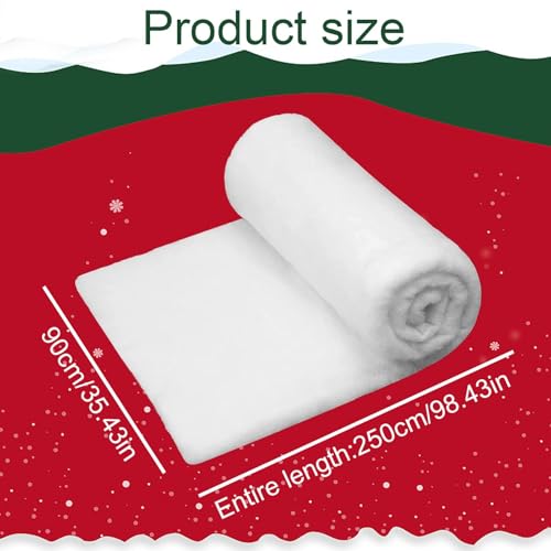 Manta de nieve artificial para solucionar fondos de árboles y decoración de vacaciones 3