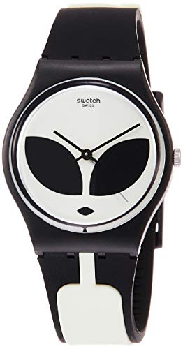 Preisvergleich Produktbild Swatch Herren Analog Quarz Uhr mit Silikon Armband GB307