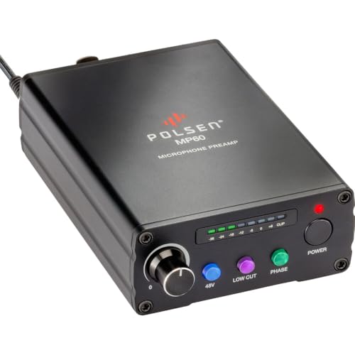 POLSEN 60 dB Dynamic Microphone Preamp on Amazon