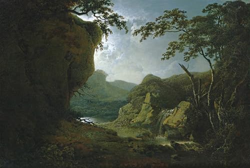 Tableaux Portrait Dovedale Wright de Derby artophiiu peinture sur toile 60x90cm pour chambre