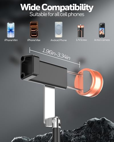 Trípode para iPhone Kinwald ideal para vlog y transmisión en vivo con mando a distancia 2