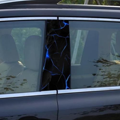 AugustknowU 3D-Technologie Auto B Säule Aufkleber Wasserdicht und stilvoll für Fahrzeuganpassung (C)