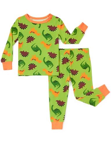 Image of PATPAT Bamboo Viscose Pajama Sets for Toddler Boys & Girls Baby Kids, Ultra-soft Snug fit Pjs Sleepers for Birthday Holiday