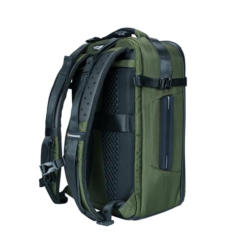Image of Vanguard Camera Backpack |VEO Select 47BF IE India Exclusive Version I 1-2 Pro DSLRs with Lens Upto 70-200mm, 3-4 Lenses, Flash and Accessories I Upto 17 inch (Green)