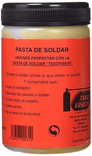 Pasta de soldar 500mL de TasoVision