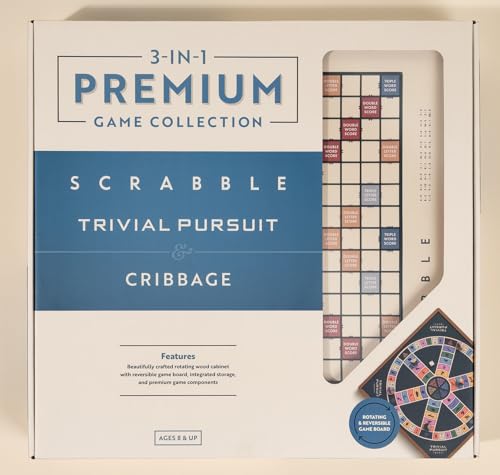 Scrabble, Trivial Pursuit y Cribbage Juego 3 en 1 miniatura 7