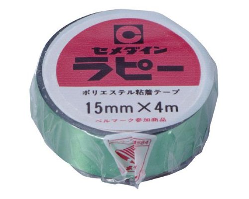 セメダイン 掲示・装飾テープ ラピー 15mm&times;4m 銀 TP-262 / 30セット