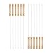 Produktbild Relaxdays Schaschlikspieße 30 cm, 12er Set Fleischspieße m. Holzgriff, XXL Grillspieße, Eisen