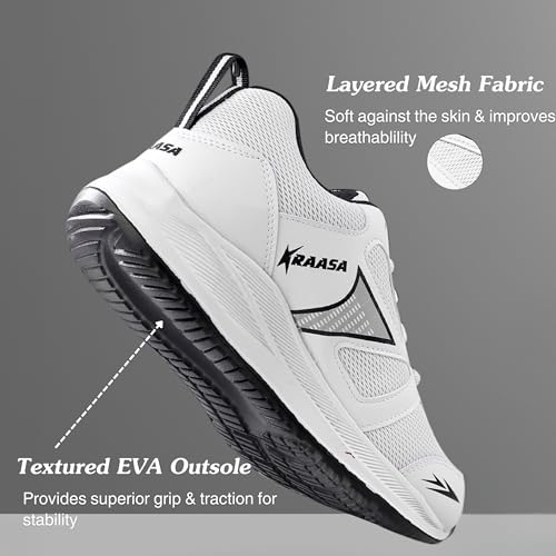 Image of Kraasa Running Shoes for Men| Walking & Gym Shoes| Lightweight Shoes for Men