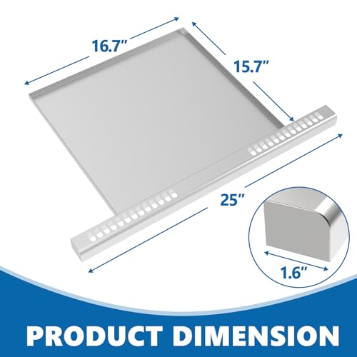 Image of SafBbcue Grease Tray for Blaze 32 inch 4-Burner, Replaces BLZ-32-085 | Direct replacement for BLZ-32-085, Fits Blaze 32 inch 4-Burner Traditional & LTE grills, Rust-proof, easy clean, fire-resistant