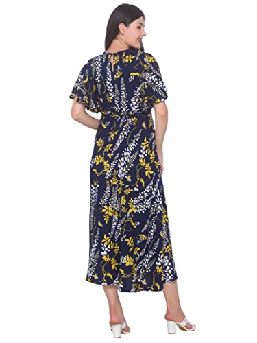Image of AV2 Womens Viscose Maternity | Nursing |Feeding | Breast Feeding Dress with Zippers for Post Pregnancy