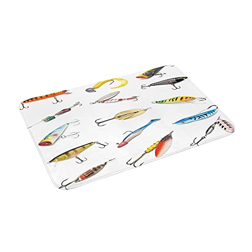 Geometric Funny Doormat Indoor Outdoor,Funky Pastel Tribal Effects,Front Door Mat For Outside Entry,Front Door Rugs For Entryway Indoor,Floor Mats For Home Decor,24"X16",Jade Green Orange #TOP2