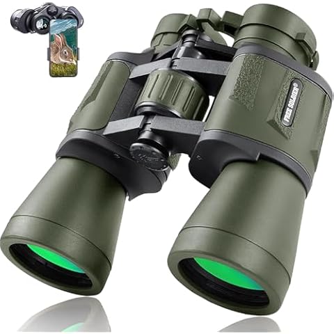 20x50 Hunting Binoculars for Adults with Low Light Night Vision Cover
