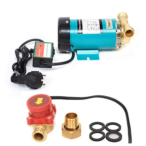 Kaibrite Pompe à Eau Haute Pression 220 V - Domestique et Chaude pour Douche et Jardin (90 W 20 L)