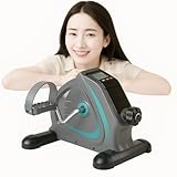 【Amazon.co.jp限定】新版家庭用 高齢 者 室内エアロビクスバイク フィットネスバイク ミニ 大型液晶メーター 静音設計 ミニスピンバイク フィットネスバイク 小型トレーニングマシン 健康 ダイエット 室内運動