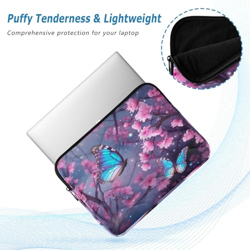 Funda para portátil azul mariposa 13-14 pulgadas miniatura 5
