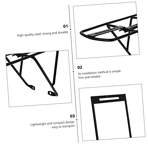 Porte-Bagages pour Vélo Facile à Installer HEMOTON Robuste et Stable