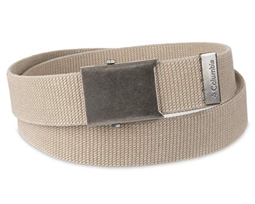 Columbia Unisex-Adult Military Web Belt-Adjustable One Size Cotton Strap and Metal Plaque Buckle - Image 3