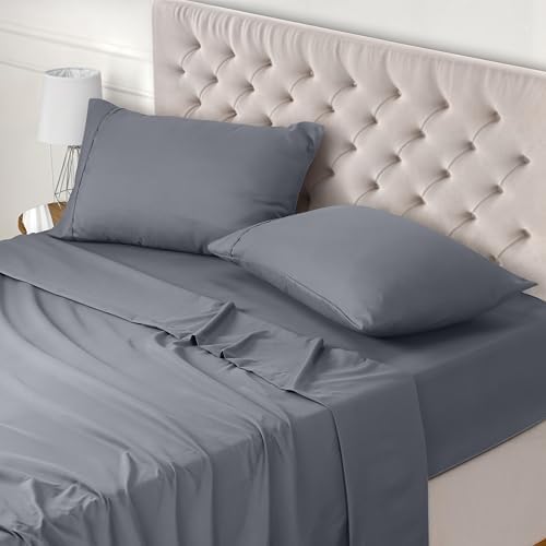 Utopia Bedding Juego de Sabanas 4 Piezas 150x200 - Poliéster Micr...
