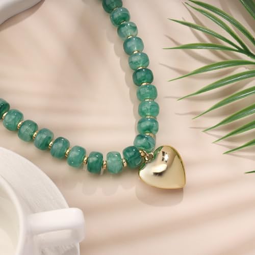 Collier de plage à grosses perles pour des vacances bohèmes