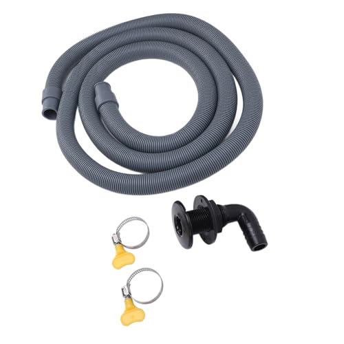 Kit DE Plomería DE BOMBA DE Sentina Resistente a LA Curva ALTA PRESIÓN 750 GPH MANGUERA DE LA BOMBA DE ADICIPLE (BLACK)