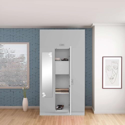 Image of Interio by Godrej Slimline 3-Door Steel Almirah