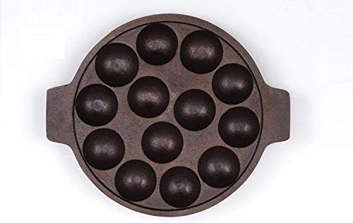 Rock Tawa Cast Iron Pan, 50 mm, Black