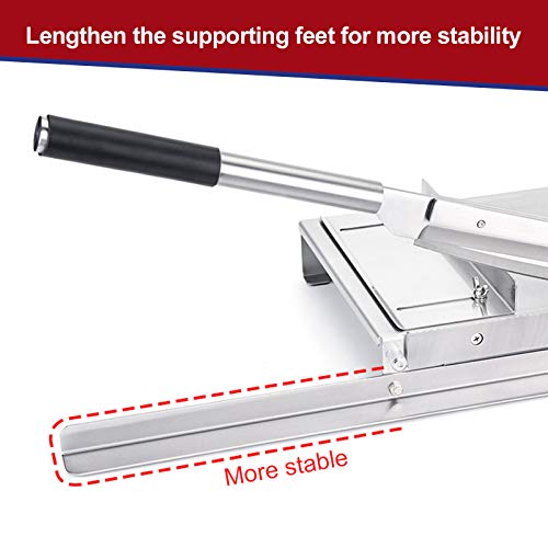 Bavnnro Meat Slicer Manual Ribs Meat Chopper Bone Cutter For Fish Chicken Beef Frozen Meat Vegetables Deli Food Slicer Slicing Machine For Home Cooking And Commercial Cooking (Kd0295) #TOP3
