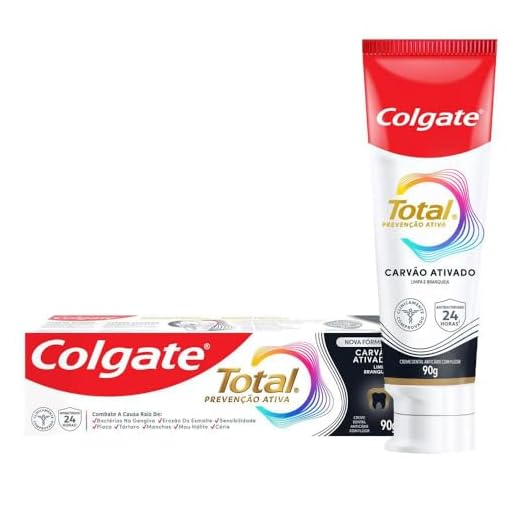 Creme Dental Colgate Total 12 Carvão Ativado 90g