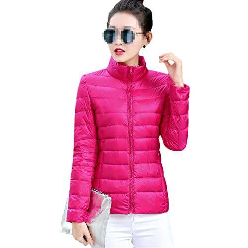 Manteaux en duvet de canard doudoune ultra légère femme veste col montant hiver