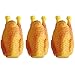Froiny 3 Pièces en Plastique Drôle Mignon Crier Poulet Poulet Rôti Jouet Rongeur Jouet
