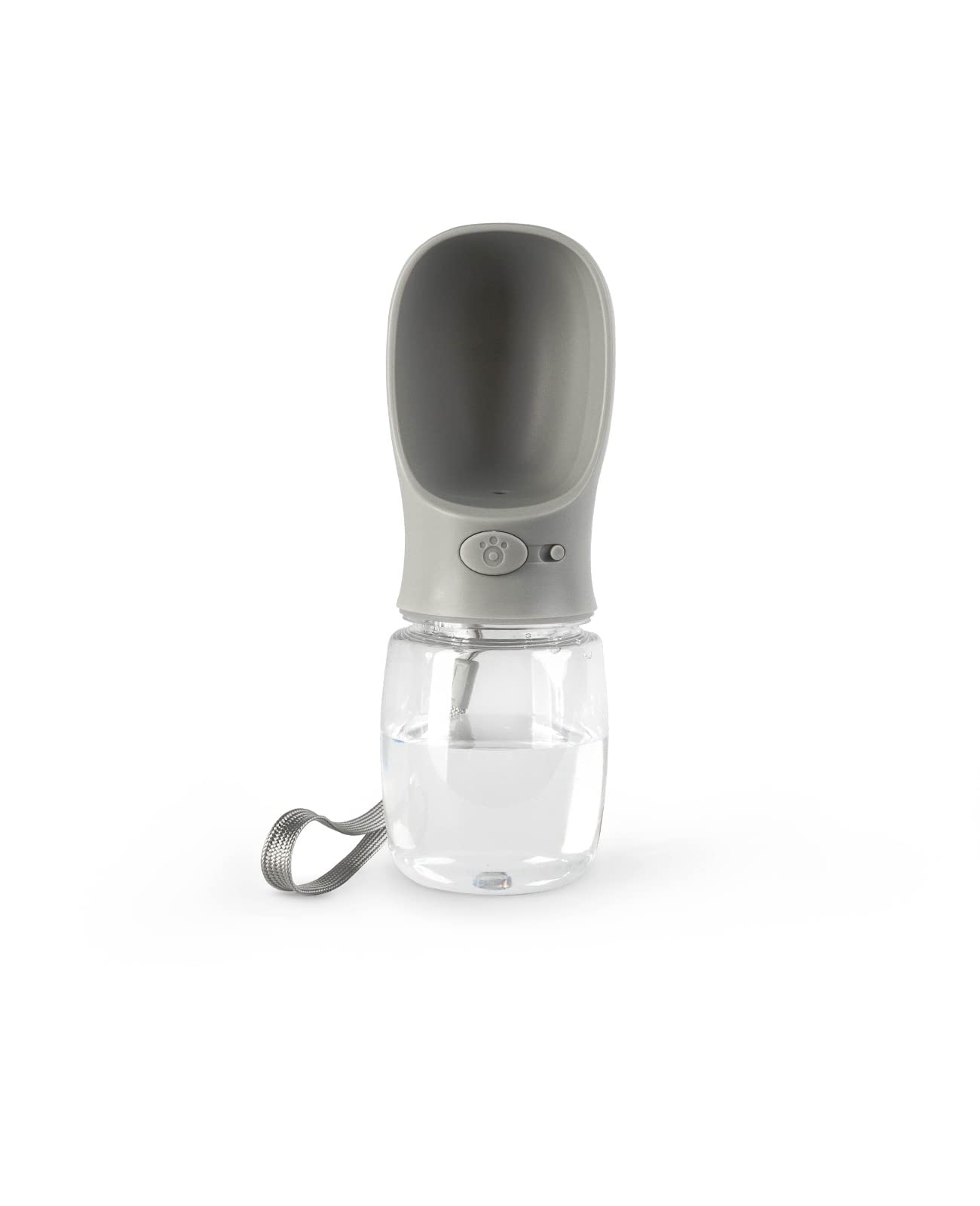 lionto 350ml Botella de Agua portátil a Prueba de Fugas Botella para Beber en el dispensador de Agua IR Perro, Gris